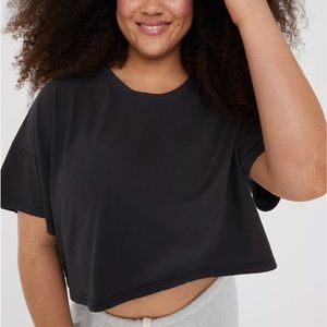 Aerie Cropped oversized short sleeve Tee